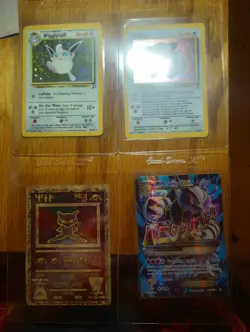 Pokemon Wigglytuff, Clefairy, Ancient Mew, Mega Mewtwo EX Lot hp-dmg read des. - Image 1