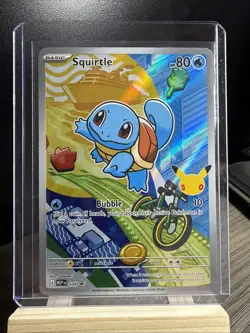 Squirtle 039 - Pokemon TCG - Mega Evolution Illustration Black Star Promo! - Image 1
