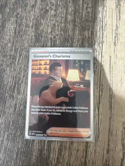 Pokemon - Giovanni's Charisma 204/165 Special Illustration Rare - SV 151 - NM - Image 1