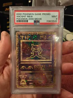 ANCIENT MEW - PSA 9 MINT - POKEMON 2000 MOVIE PROMO - Image 1
