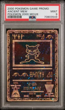 ANCIENT MEW - PSA 9 MINT - POKEMON 2000 MOVIE PROMO - Image 2
