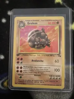 Pokemon TCG Golem Fossil, 1st Edition Uncommon - Image 1