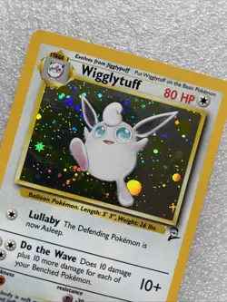 Pokemon TCG Wigglytuff Base Set 2 Holo Unlimited Rare Card - Image 2