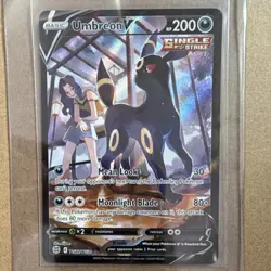 Pokemon Umbreon V TG22/TG30 Brilliant Stars Trainer Ultra Rare Holo 200 HP - Image 1