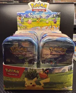 IN-HAND - Pokemon - Ascended Heroes Mini Tins & Display Box (10 Tins) - Image 1