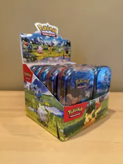 Pokemon TCG Ascended Heroes Mini Tin Display- 10 Sealed Tins New! - Image 3