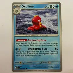 Octillery 034/182 Common Paradox Rift Pokemon Clay Art Yuka Marii Near Mint - Image 1