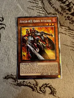 Yu-Gi-Oh! Rescue-ACE Quick Attacker Effect 1st Ed Holo Burst Protocol 1400/1400 - Image 1