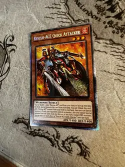 Yu-Gi-Oh! Rescue-ACE Quick Attacker Effect 1st Ed Holo Burst Protocol 1400/1400 - Image 3