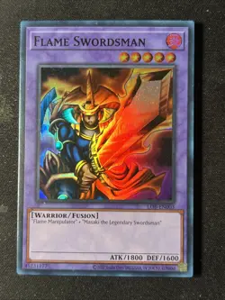 Flame Swordsman - LOB-EN003 - Super Rare 25th Anniversary NM Yugioh - Image 1