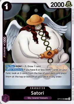 Satori R Adventure on Kami's Island OP15-066 One Piece TCG - Image 1