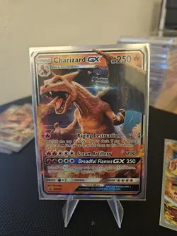 Charizard GX SM195 Black Star Promo - Full Art Holo detective pikachu Pokemon - Image 1