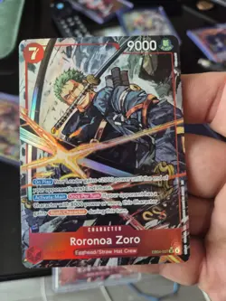 Roronoa Zoro OP15/EB04-007 Alt Art Sr One Piece Card English - Image 1