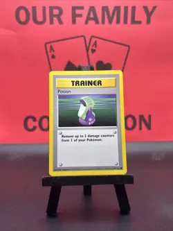 Potion 94/102 Common Shadowless Base Set Vintage Pokemon Card WoTC 1999 MP - Image 1