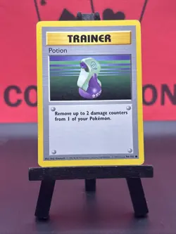 Potion 94/102 Common Shadowless Base Set Vintage Pokemon Card WoTC 1999 MP - Image 2