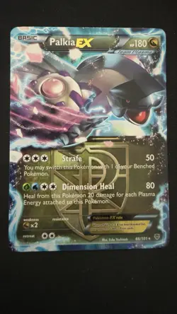 Pokemon Palkia EX 66/101 Plasma Blast Black & White - Image 1