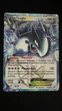 Pokemon Lugia EX 102/113 Legendary Treasures - Image 1