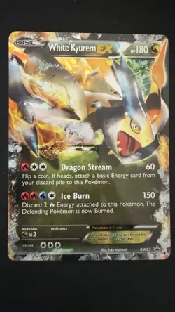 Pokemon White Kyurem EX BW63 Black Star Promo - Image 1