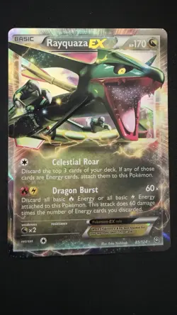 Pokemon Rayquaza EX 85/124 Dragons Exalted - Image 1