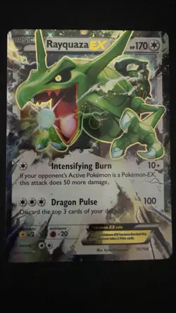 Pokemon Rayquaza EX 75/108 XY Roaring Skies - Image 1