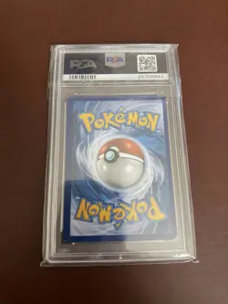2019 POKEMON SUN & MOON TEAM UP #170 FULL ART/LATIAS & LATIOS GX PSA 8 - Image 2