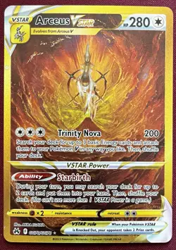 Pokemon TCG Arceus VSTAR Secret Rare Holo GG70/GG70 Crown Zenith PRISTINE - Image 1