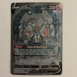 Pokemon TCG - Zacian V - GG48/GG70 - Crown Zenith - Galarian Gallery - PF - Image 1