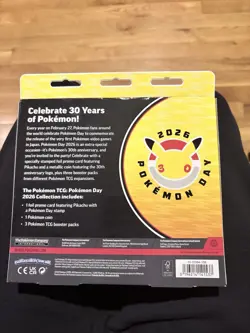 Pokemon TCG Pokemon Day 2026 Collection Box Pikachu Promo Card Coin Boosters - Image 2