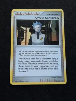 Cyrus's Conspiracy - 105/127 - Uncommon LP, English Pokemon Platinum - Image 1