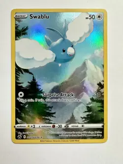 Pokemon TCG - Swablu GG27/GG70 Crown Zenith: Galarian Gallery Ultra Rare NM/M - Image 1
