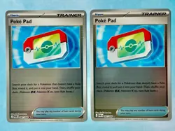 Poke Pad Reverse Holo 081/088 - Perfect Order Pokemon TCG Set of 2 - Image 1