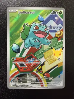 Pokemon TCG Bulbasaur 037 ME: Mega Evolution Promo (MEP) NM - Image 1