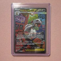 Pokemon Mega Scrafty EX 285/217 ASC Rare Holo Mega Evolution 330 HP Card - Image 1
