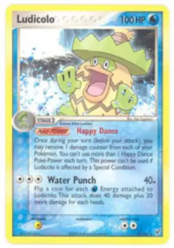 Pokemon - Ludicolo - 19/107 - Rare - EX Deoxys - NM - Image 1