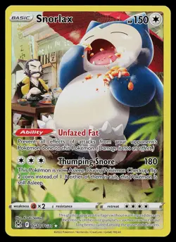 Pokemon Card - Snorlax Lost Origin Trainer Gallery TG10/TG30 Holo - Image 1