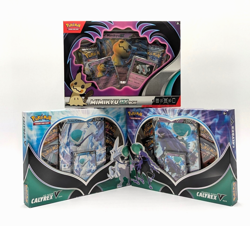 Set of 3 Factory Sealed Pokemon TCG Shadow & Ice Rider Calyrex V & Mimikyu EX - Image 1