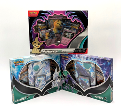 Set of 3 Factory Sealed Pokemon TCG Shadow & Ice Rider Calyrex V & Mimikyu EX - Image 2
