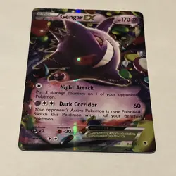 Pokemon Gengar EX XY Phantom Forces 34/119 Ultra Rare Holo 170 HP - Image 1