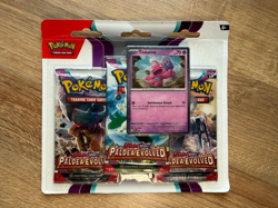 Pokemon TCG Paldea Evolved Triple Blister TinkaTink Promo New & Sealed - Image 1