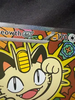 Pokemon Meowth ex 121/088 Perfect Order TCG Holo - Image 2