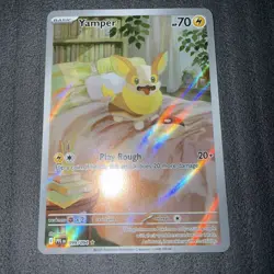 Yamper 99/94 - Phantasmal Flames Illustration Rare Pokemon TCG - NM - Image 1