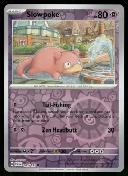 2023 Scarlet & Violet Series - Paldea Evolved Slowpoke Common #85 - Image 1