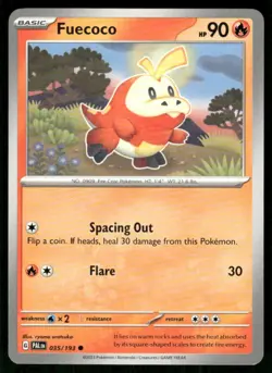 2023 Scarlet & Violet Series - Paldea Evolved Fuecoco Common #35 - Image 1