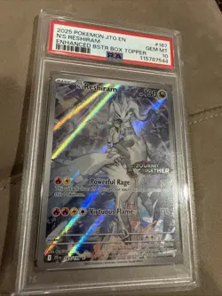 Pokemon Journey Together N’s Reshiram Stamped PSA 10 - Image 2