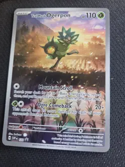Teal Mask Ogerpon 123 Pokemon Card! - Image 1