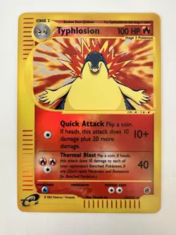 Pokemon Tcg Typhlosion Expedition Reverse Holo Card 64/165 Light Play - Image 1