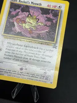 Pokemon Team Rocket's Meowth 18/53 Wotc Promo Regular [10] - Image 2