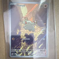 Pokemon Sv08: Surging Sparks Phanpy 205/191 Illustration Rare Holo Basic 80 HP - Image 1