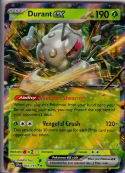 DURANT EX - 004/191 Surging Sparks - POKEMON NM/M - Image 1