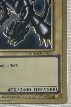 Yugioh Red-Eyes Black Dragon MAGO-EN003 Gold Rare 1st Ed - Image 4